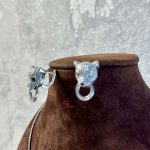 گوشواره نقره طرح ببر