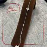 دستبند نقره گل برگ خوش شانسی