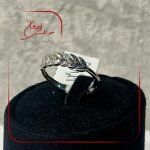 انگشتر نقره طرح خوشه گندم